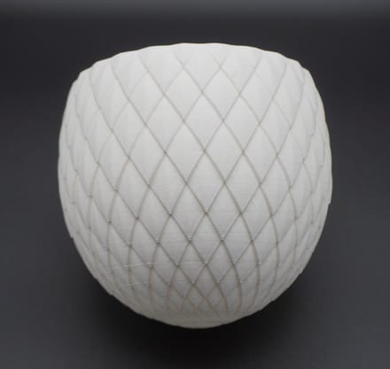 4one6 industries - De Draak Egg Muur Plantenpot - Bloempot - Voor Kamerplanten - Wit