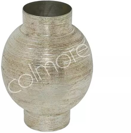 Colmore by Diga-vaas-Katoengoud L-Metaal-24x24x32cm