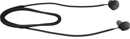 kwmobile Strap Compatible with Sony WF-C700N - Silicone Cord Holder for Wireless Earphones - Black