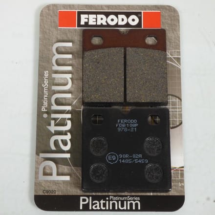 Plaquette de frein Ferodo pour Moto Laverda 750 SFC 1976 AV / AR Neuf