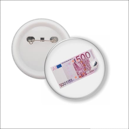 Button Met Speld - 500 euro