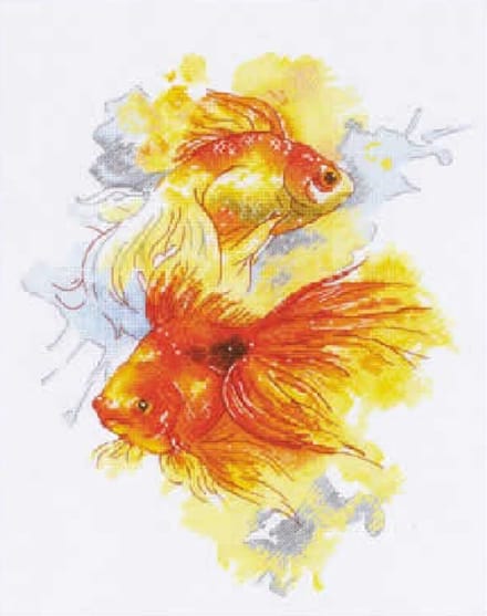 Goldfishes - Aida telpakket - Riolis