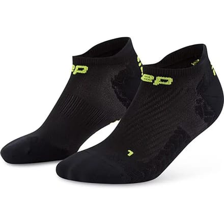 CEP Core Run Ultralight No Show compressiesokken heren zwart XL