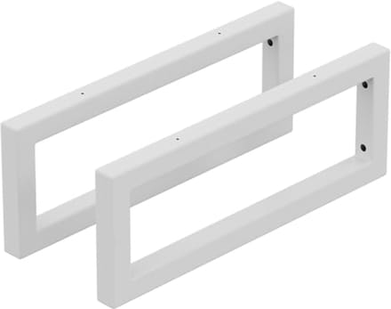 Wastafelhouder - Wandmontage en Plankhouder van Metaal - 40 cm, 2 Stuks