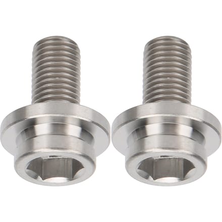 2 stuks Fiets Titanium Legering Crankarm Bevestigingsschroefbouten voor Brompton Vouwfiets gray