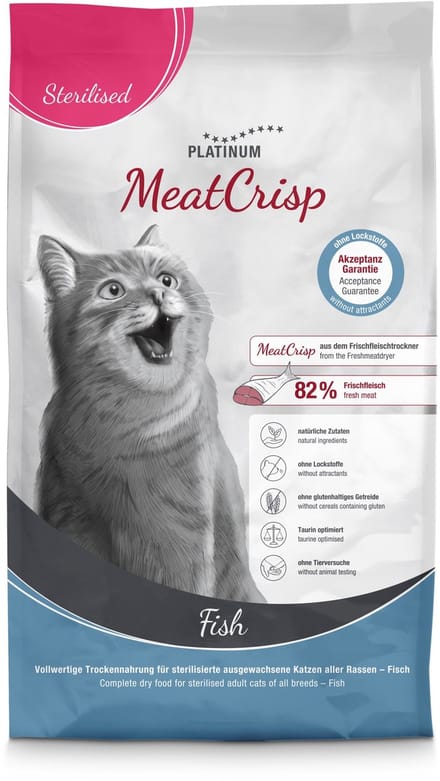 Platinum Cat MeatCrisp Sterilized Fish | 1,5kg
