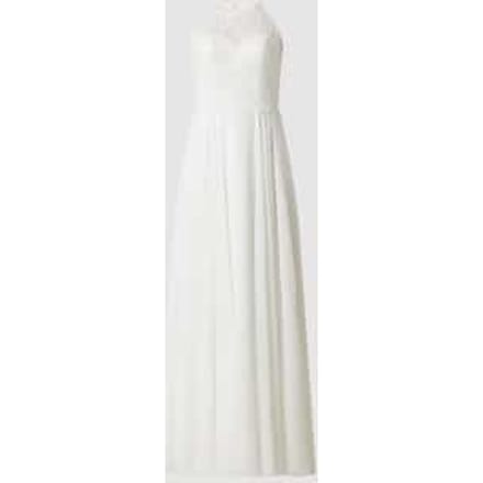 Bruidsjurk van kant en chiffon