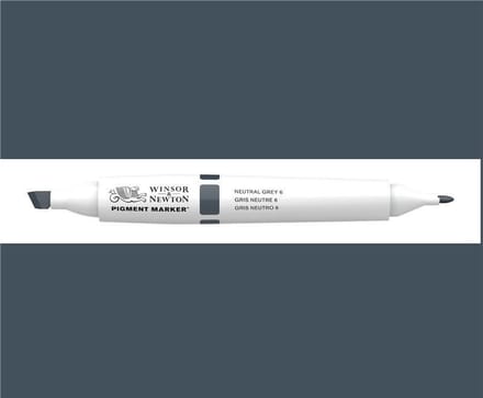 Winsor & Newton Pigment Marker Neutral Grey 6 0202/148