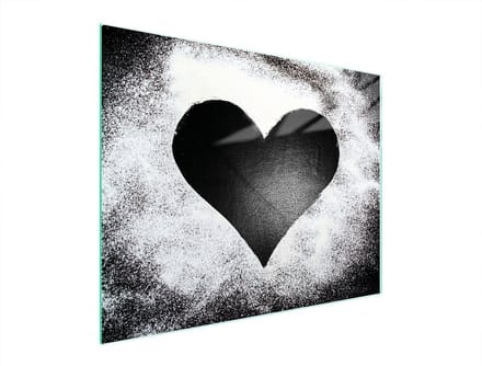 TMK ArtDeko - Snijplank - Glas - 52x40 cm - Hartvormig