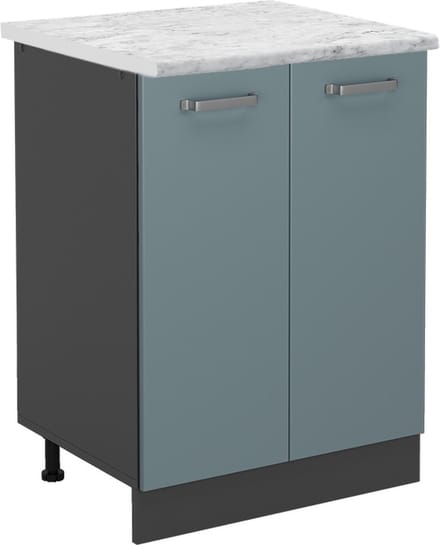 Vicco R-Line Keukenonderkast – 60 cm WB Marmer Blauw-grijs