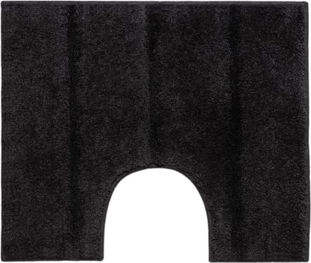 Casilin Ray WC-mat - 50 x 60 cm - Met uitsparing - Antislip - Zwart