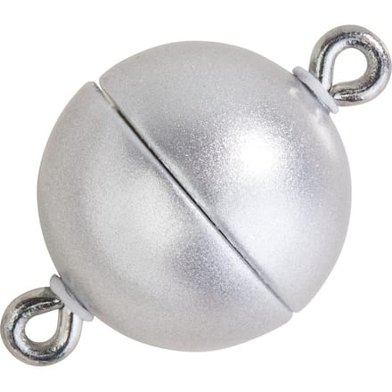 Vermogen magnetische sluiting, Ø 12mm - Zilver