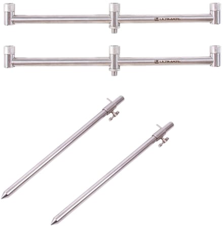 Ultimate Stainless Steel Buzzerbars and Banksticks Set 3-Rod - Karper Set