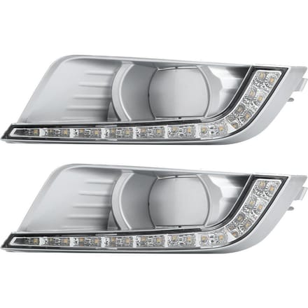 Feu de jour LED Clignotant 12V Compatible pour Ford Ranger 15 18 gray