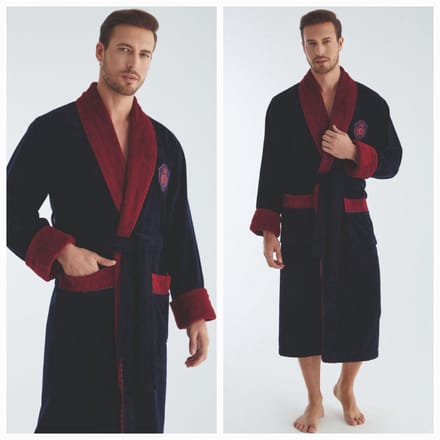 Heren Badjas Otto / Donker Blauw / L/XL