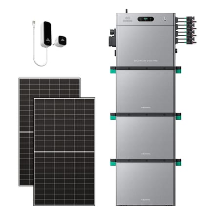 Zendure SolarFlow 2400 Pro - SolarFlow 2400 Pro & Slimme Meter P1 / 3*AB3000L (8.64 kWh) / 2*515W Bifacial Panel  (1300Wp Max)