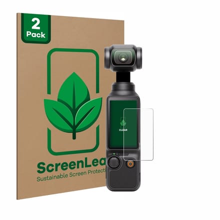 2 Stuks Screenprotector voor DJI Osmo Pocket 3 - Hoogwaardige Beschermfolie transparant