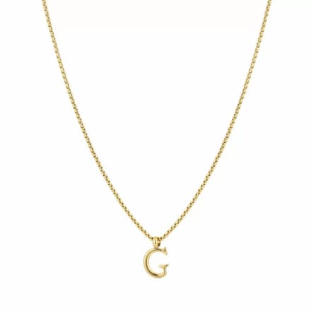 Bijoutheek Collier Letter G Goud
