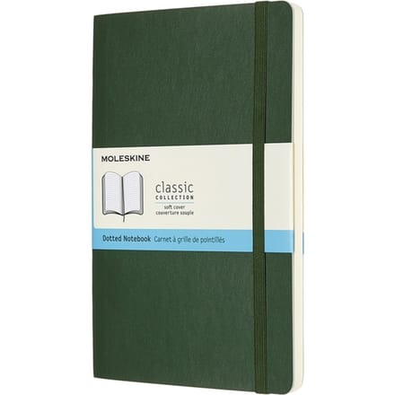 Moleskine Classic Notitieboek - Large - Softcover - Gestippeld - Mirte Groen