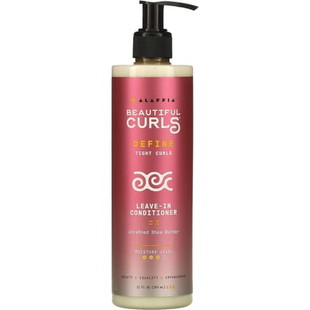 Alaffia, Beautiful Curls, Curl Control Custard, Tous types de boucles, Beurre de karité non raffiné, 8 fl oz (235 ml) gray