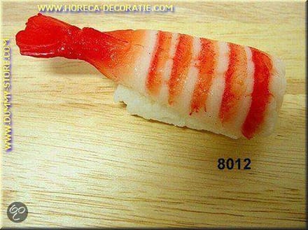 Nigiri Sushi Ebi (garnaal) dummy
