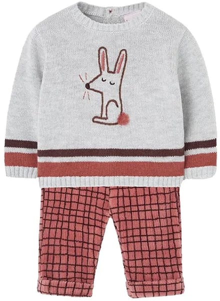 Boboli Knit Set Grijs 12 Months Jongens