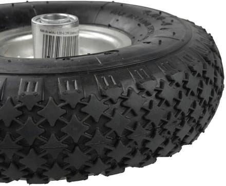 GEKO Rubber wiel voor kar - 275 mm diameter - 90 kg draagvermogen - Stalen velg