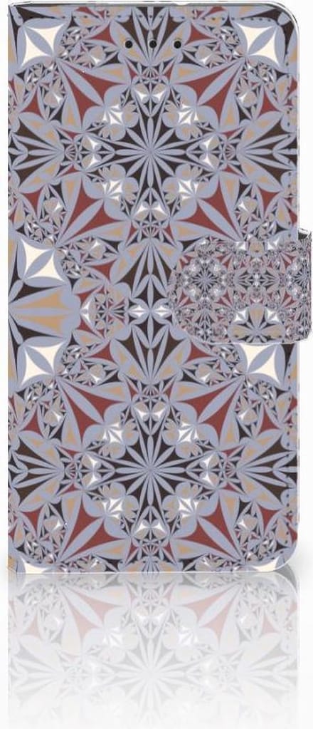 Motorola Moto G7 Play Bookcase Flower Tiles
