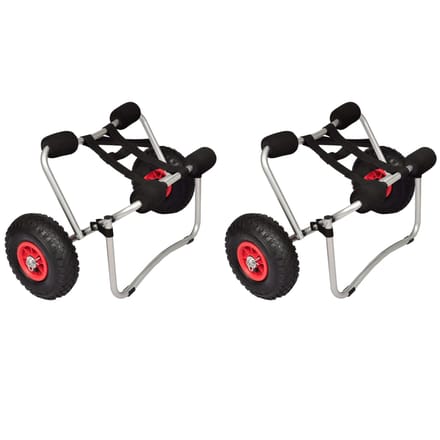 vidaXL - Kayaktrolleys - 2 - st - aluminium