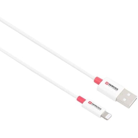 Skross SKCA0005A-MFI200CN USB-kabel USB 2.0 USB-C stekker 2.00 m Wit Rond