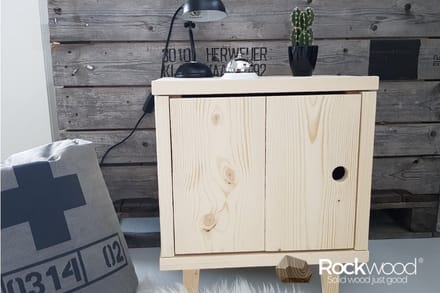 Rockwood® Nachtkastje Circle white wash