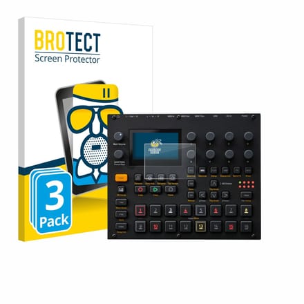 BROTECT - Screenprotector voor Elektron Digitakt II - Folie Beschermfolie Beschermglas matte 3 Stuks