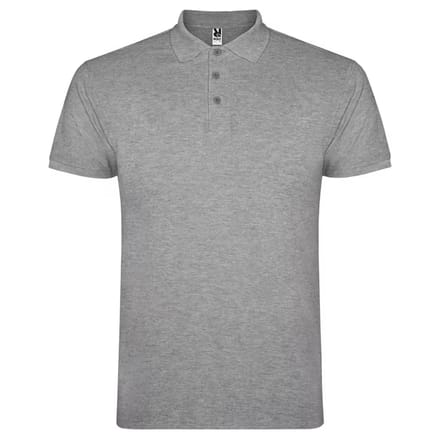 Roly Heren Star Heather Poloshirt (Heide Grijs)