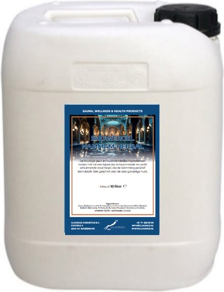 Douchegel Hammam Herbal - 10 Liter - 2 in 1 voor lichaam en haar - Showergel
