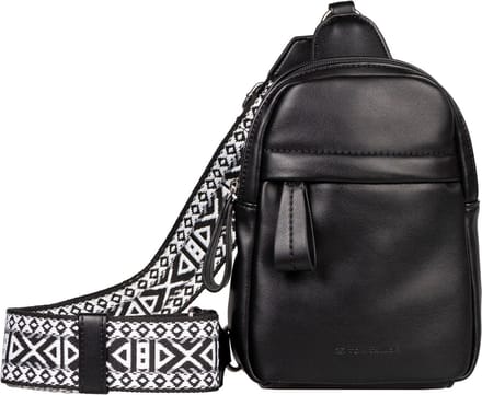 TOM TAILOR Vrije tijd rugzak Rugzak Palina Sling Backpack Black Zwart