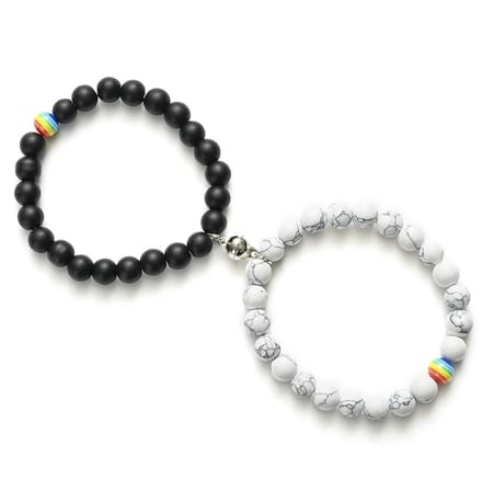 EmmyRovi – Verbindingsarmbanden – Set van 2 – Magneet - Armband