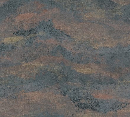 GOLFPATROON BEHANG | Abstract - grijs zwart - A.S. Création Metropolitan Stories Hot Spots