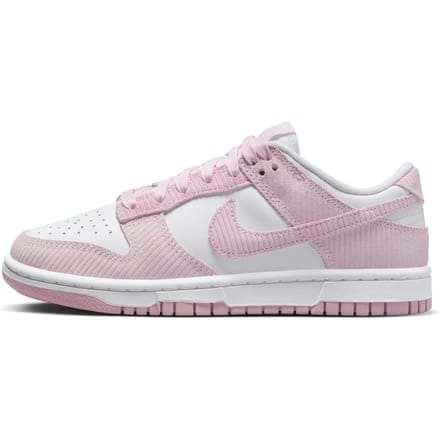 Lage Sneakers Nike Baskets Dunk Low Rose pastel corduroy