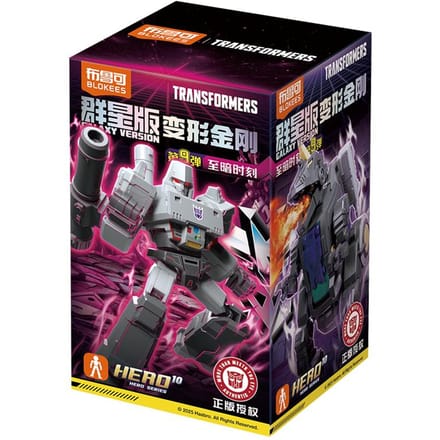 BLOKEES Originele Transformers GALAXY 9 Megatron Jetfire Bombshell Unicron Mirage Autobots Decepticons Actiefiguur Speelgoed Cadeau gray