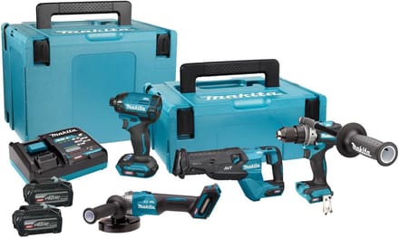 Makita DK401NX accu combiset XGT 40V 4-delig in 2 M-boxen