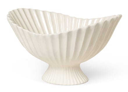 Ferm Living - Fountain Schaal - off-white - wit
