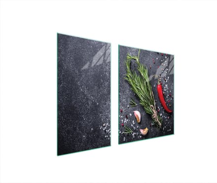 TMK ArtDeko - Glasplaat Bescherming - 90x52 cm - Schist