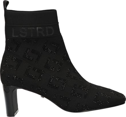 La Strada Enkellaars Zwart Knitted - Damesschoenen - Maat - 37