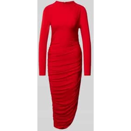 Maxi-jurk met plooien