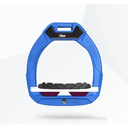 Veiligheidspallen Rijden Ingelden Grip Blauw/Wit/Paars Kind Flex-On Safe-On