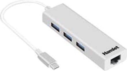 Hamlet XHUB331TCL laptop dock & poortreplicator USB 3.2 Gen 1 (3.1 Gen 1) Type-C Wit