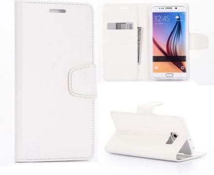 Mercury SonataGeschikt voor: Samsung Galaxy S6 Edge Plus Hoesje - Bookcase - Wit