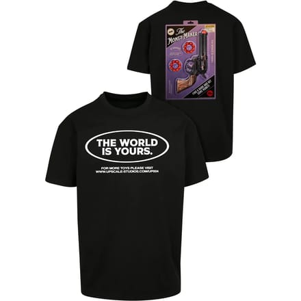 Mister Tee - Money Maker Oversize Heren T-shirt - S - Zwart