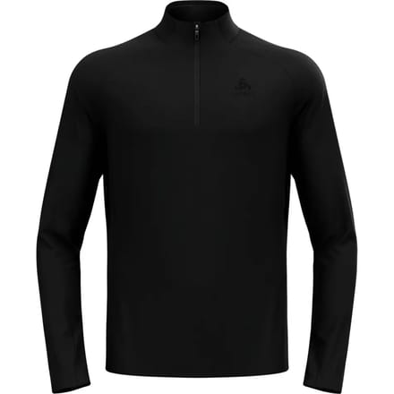 Odlo Odlo Mid layer 1/2 zip ESSENTIAL LIGHT ZWART - Maat M