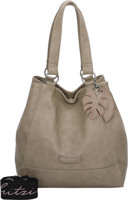 Fritzi aus Preußen Schoudertas Eco Joy01 Shopper Mud Taupe